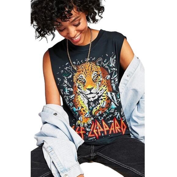 Daydreamer Size XS Def Leppard All Time High Rocker Muscle Tank Top - Picture 1 of 7